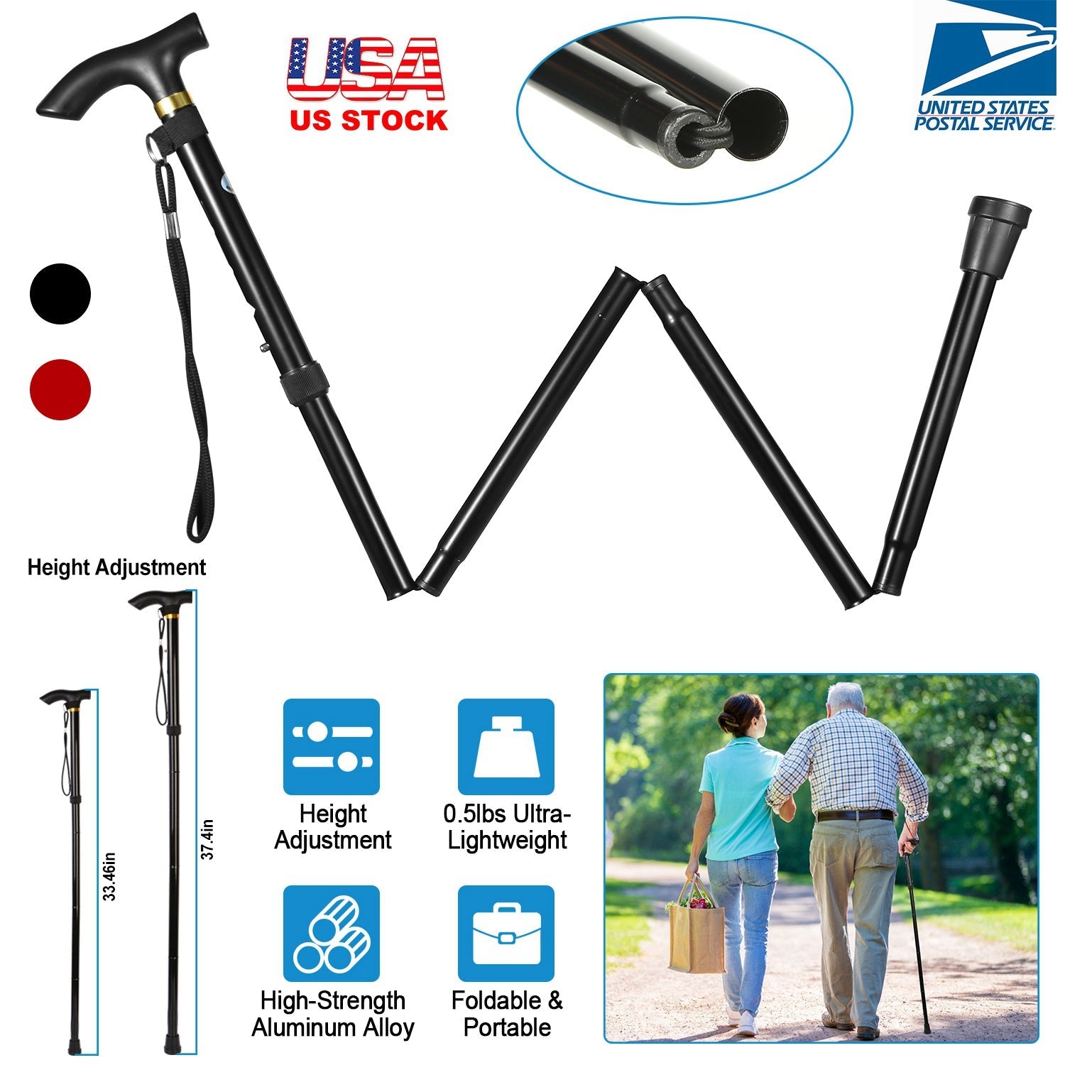 Walking Cane Aluminum Alloy Walking Stick