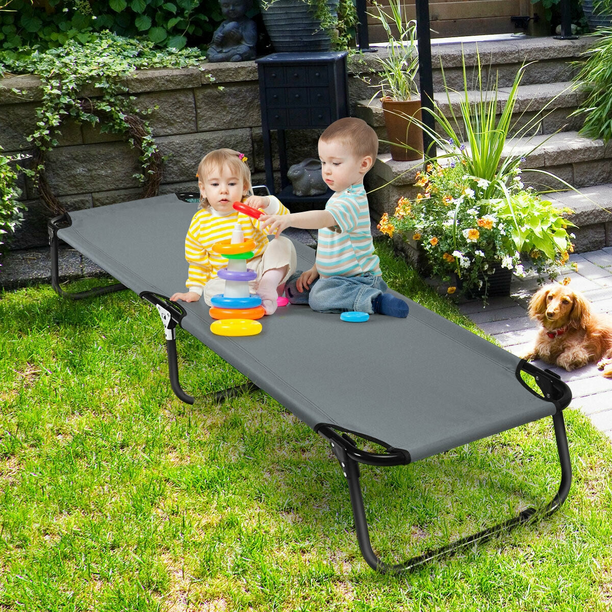 Outdoor Folding Camping Bed