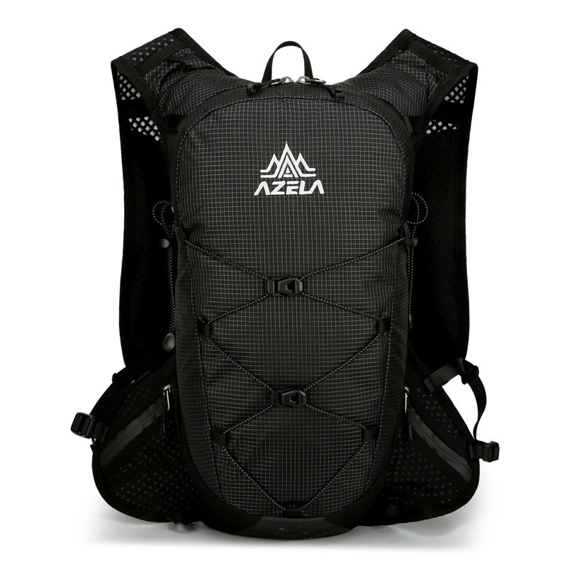 Outdoor Hiking Backpack with Trekking Pole Bag – Nylon, Air-Cushion Straps