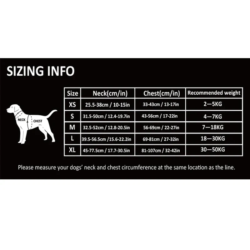 TRUELOVECN Reflective Nylon Dog Harness No Pull Adjustable