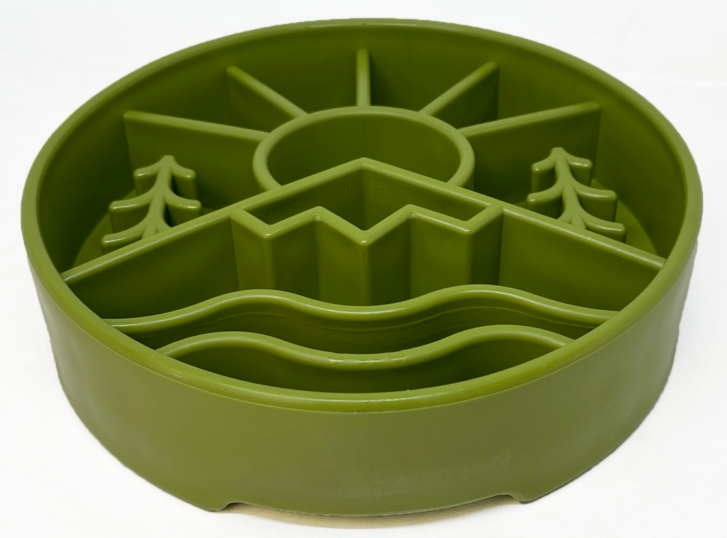 Great Outdoors Slow Feeder Dog Bowl & Enrichment | USA Made
