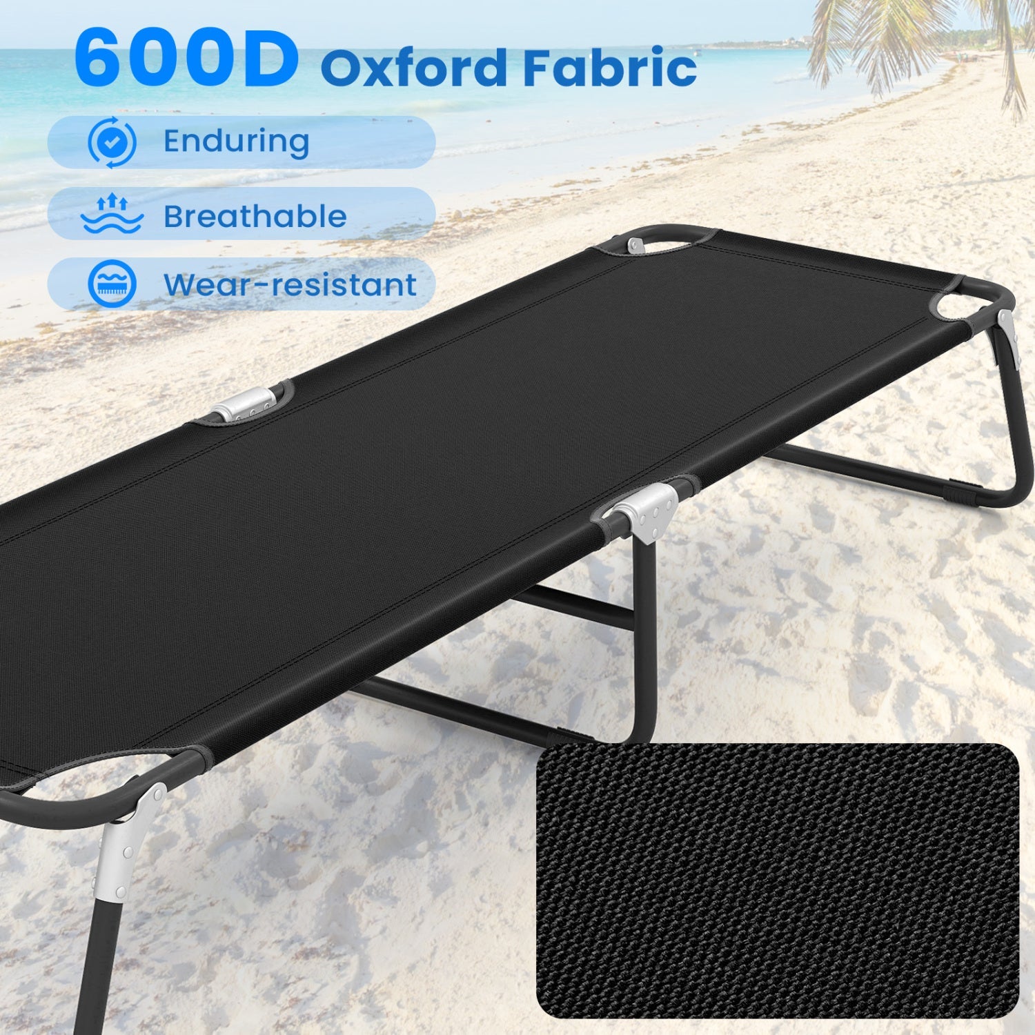 Outdoor Folding Camping Bed