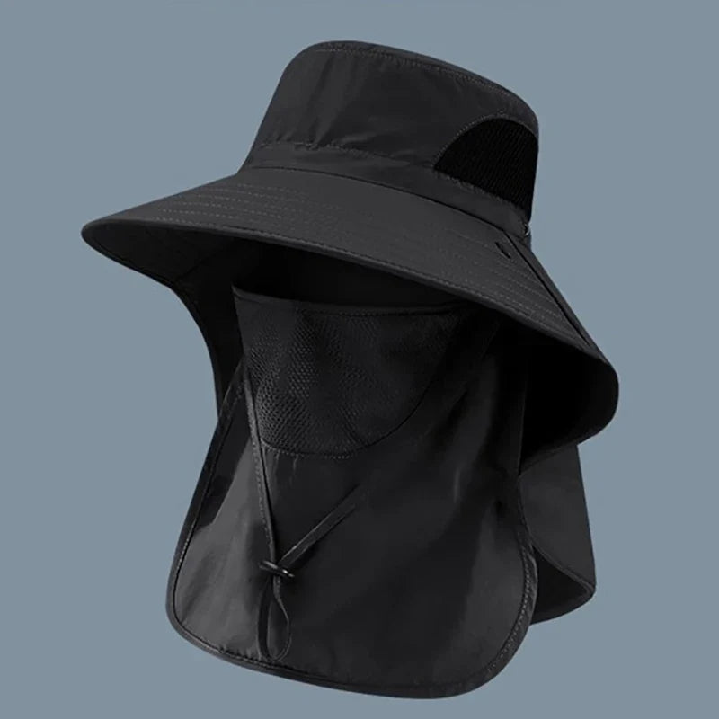 UV Protection Sun Hat | Outdoor Fishing and Hiking Cap with Neck Flap