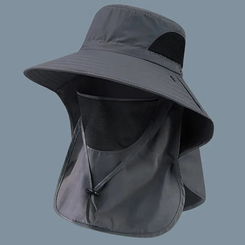 UV Protection Sun Hat | Outdoor Fishing and Hiking Cap with Neck Flap