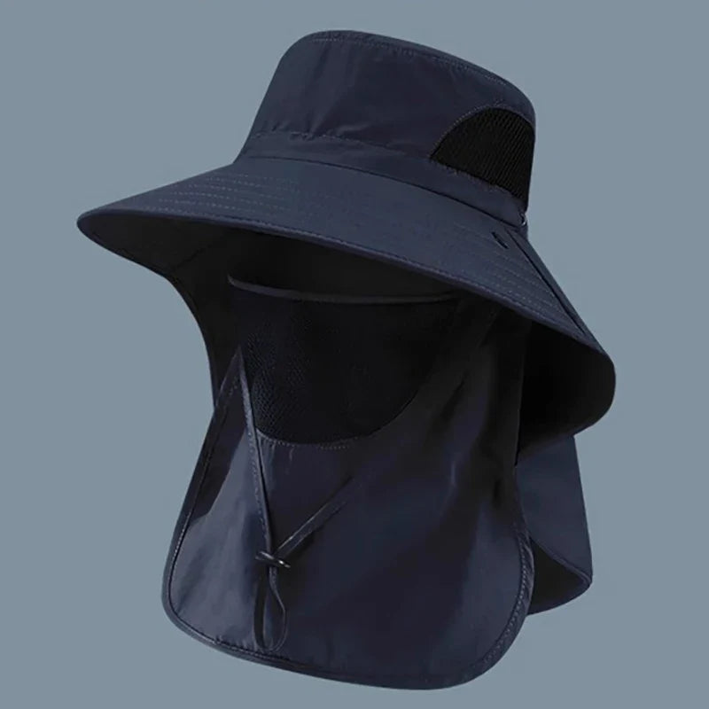 UV Protection Sun Hat | Outdoor Fishing and Hiking Cap with Neck Flap
