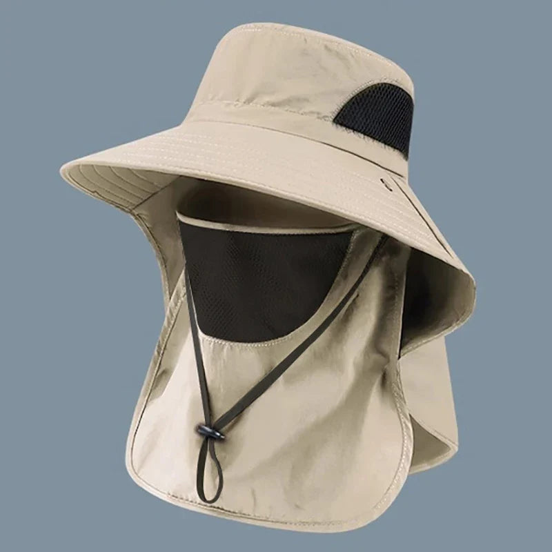 UV Protection Sun Hat | Outdoor Fishing and Hiking Cap with Neck Flap