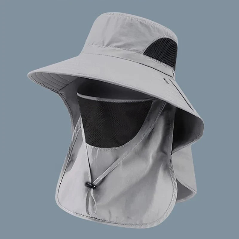 UV Protection Sun Hat | Outdoor Fishing and Hiking Cap with Neck Flap