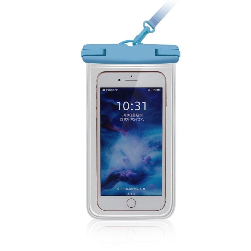 Gray Drop Resistant Waterproof Bag For Mobile Phones