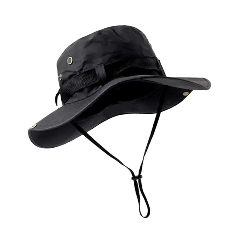 Outdoor Sun Protection Bucket Hat | UV Face Cover Cap for Hiking and Camping
