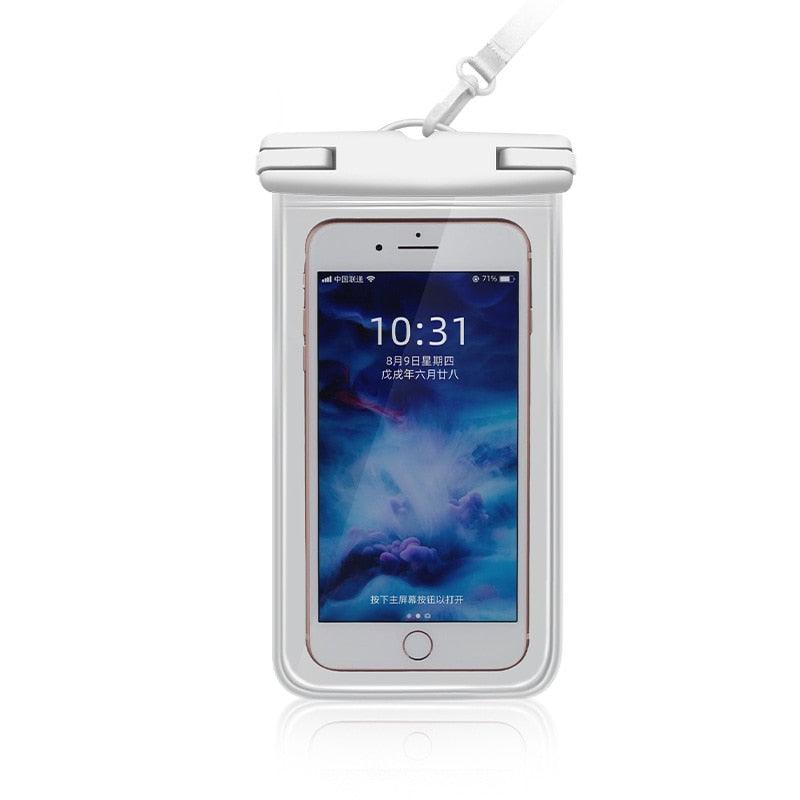 Gray Drop Resistant Waterproof Bag For Mobile Phones