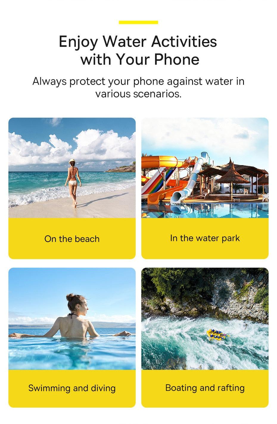 Waterproof Cell Phone Pouch Case Universal Dry Bag