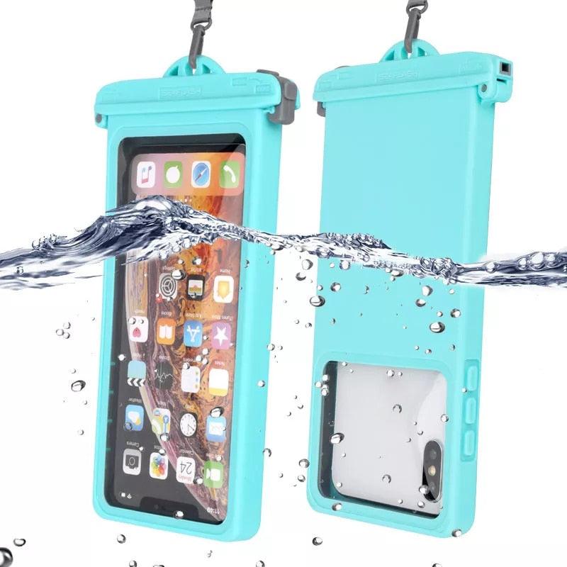 Gray Drop Resistant Waterproof Bag For Mobile Phones