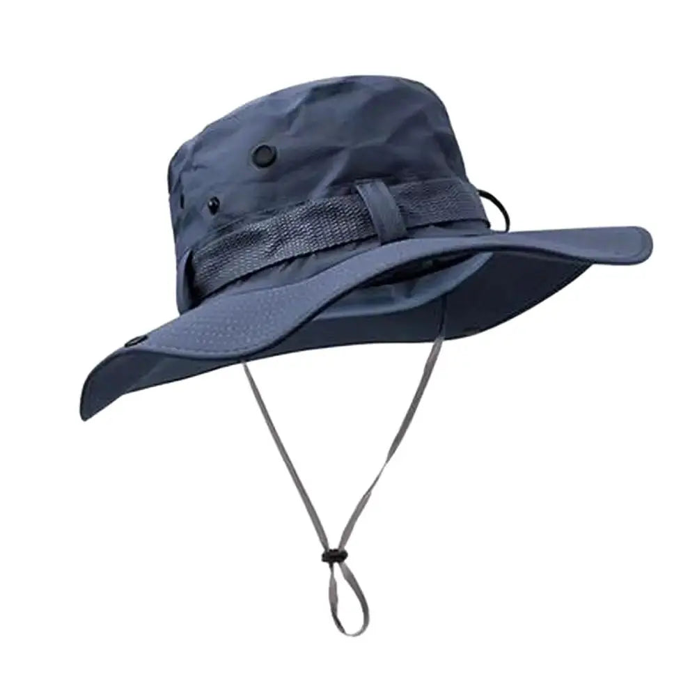 Outdoor Sun Protection Bucket Hat | UV Face Cover Cap for Hiking and Camping