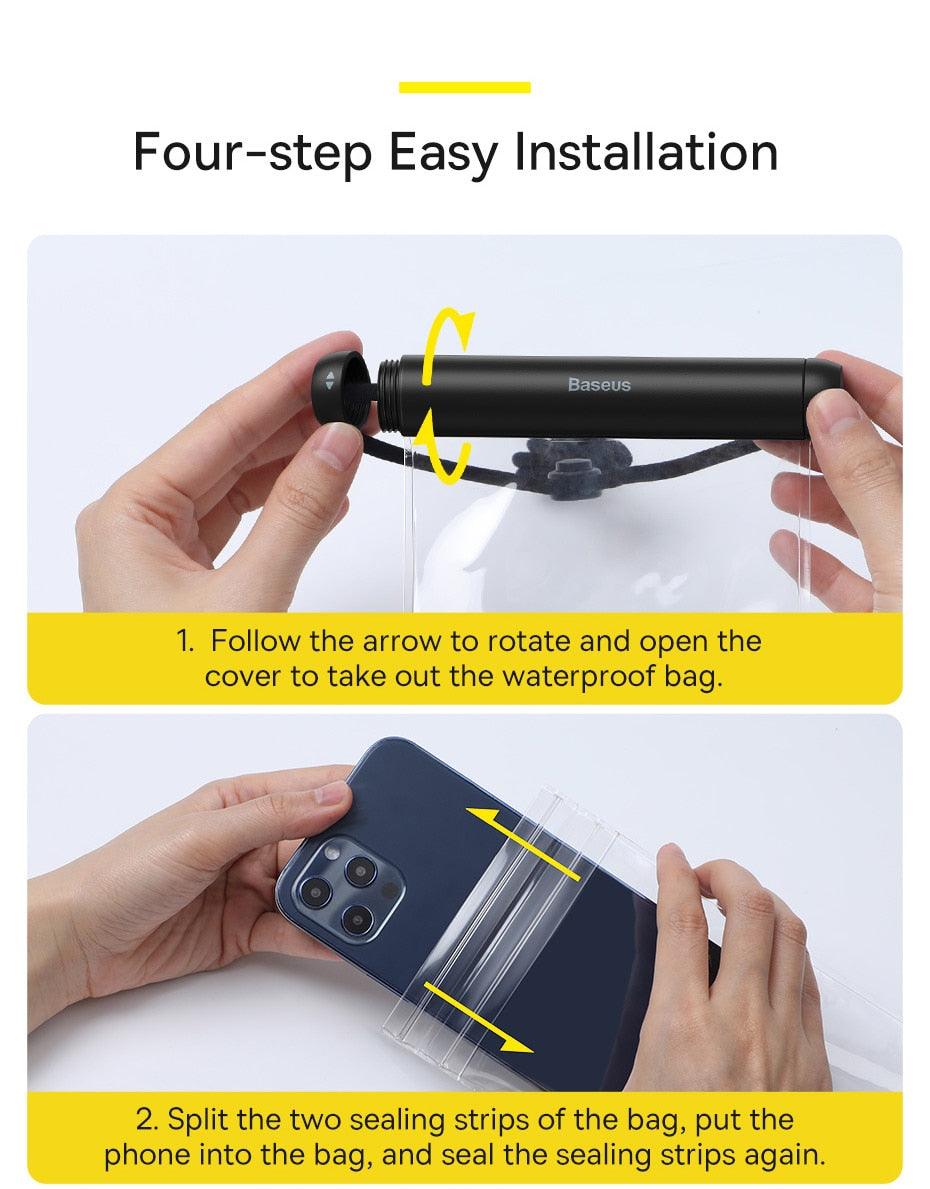 Waterproof Cell Phone Pouch Case Universal Dry Bag