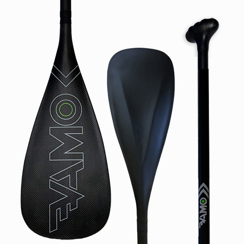 Full Carbon Adjustable or Fixed Paddle with ABS Edge