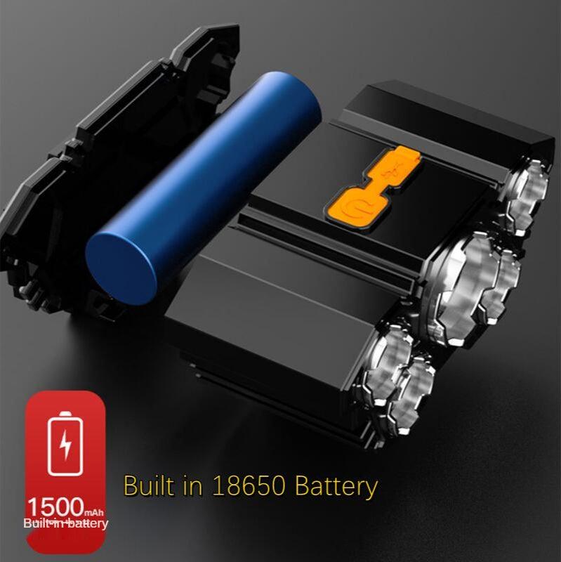 Adjustable USB Rechargeable Torch Lamp