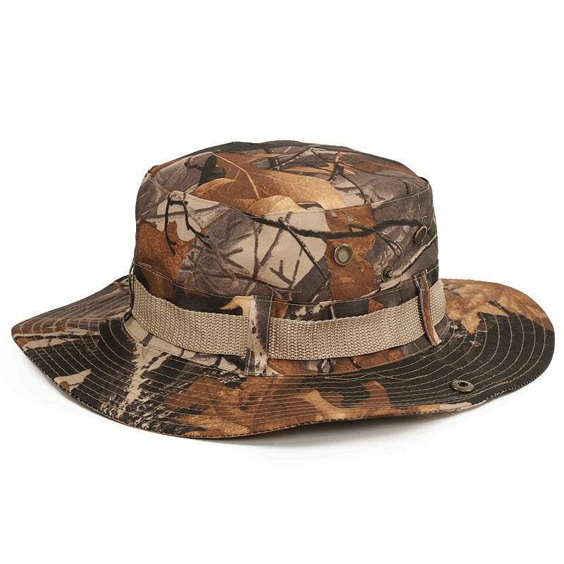 Camouflage Outdoor Foldable Bucket Cap for Men/Women