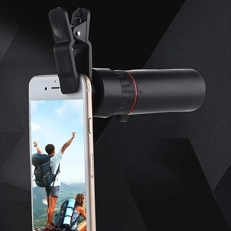 Compact HD Monocular Telescope | 8-10x Zoom, Waterproof Scope for Hiking & Travel