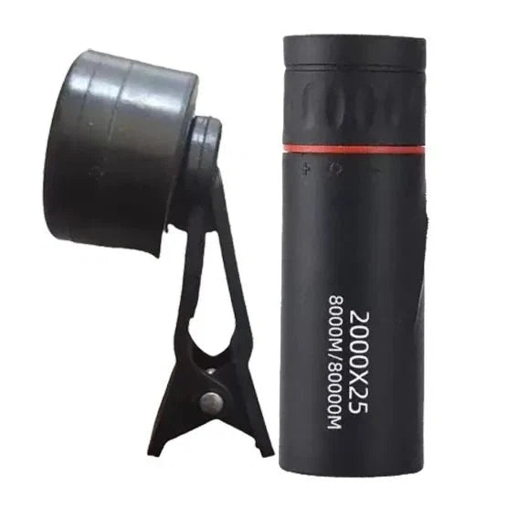 Compact HD Monocular Telescope | 8-10x Zoom, Waterproof Scope for Hiking & Travel