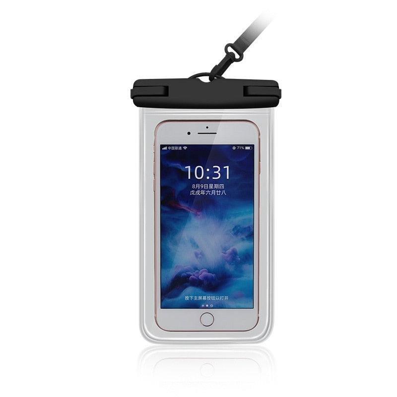 Gray Drop Resistant Waterproof Bag For Mobile Phones