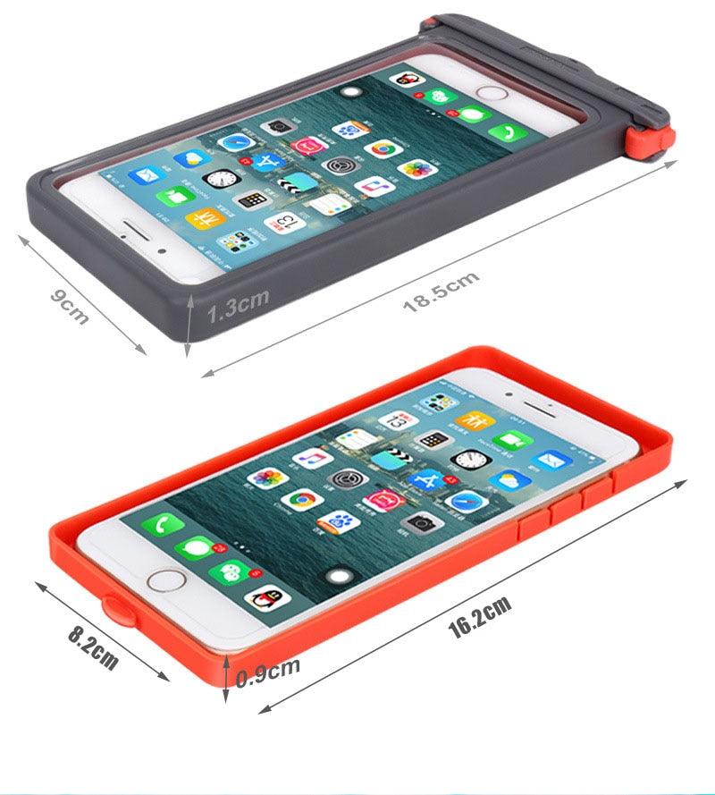 Gray Drop Resistant Waterproof Bag For Mobile Phones