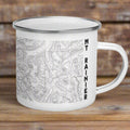 Mount Rainier National Park Topographic Durable Camp Mug USGS Map