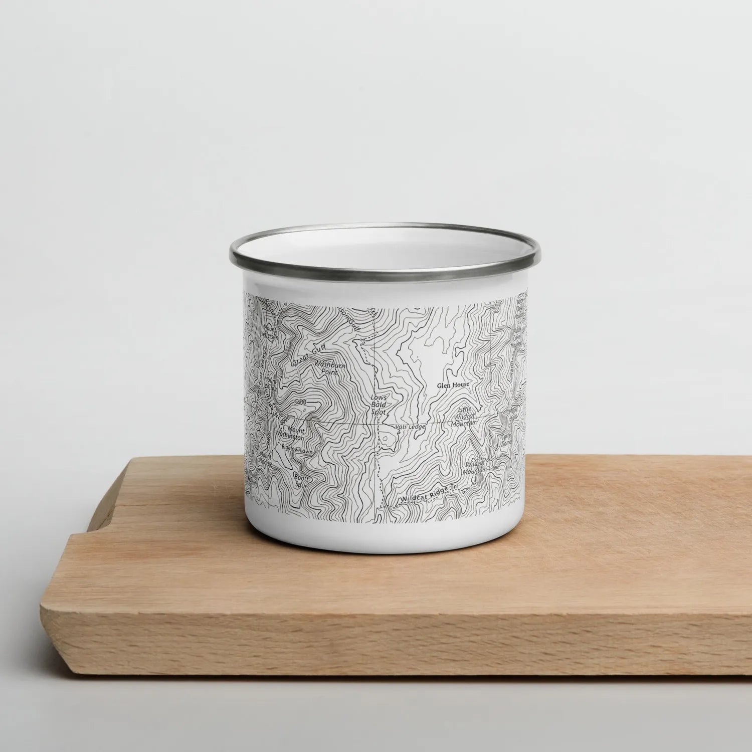 Mount Washington Topographic Durable Camp Mug Presidential Range