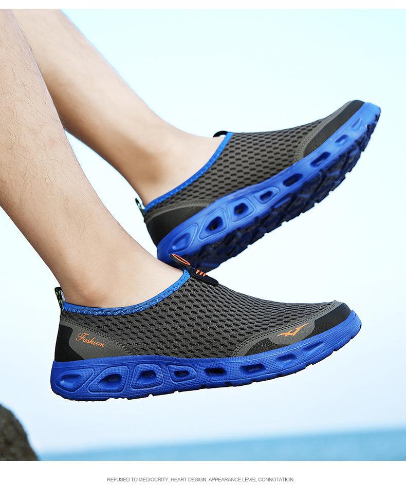 New Mesh Men's Aqua Shoes