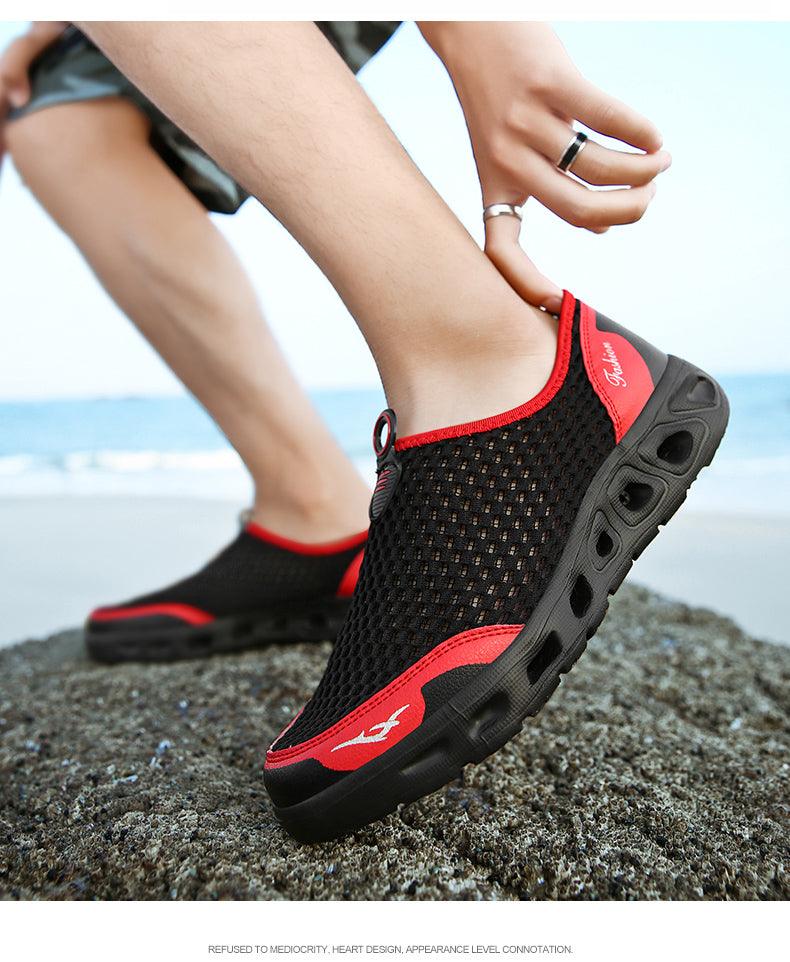 New Mesh Men's Aqua Shoes