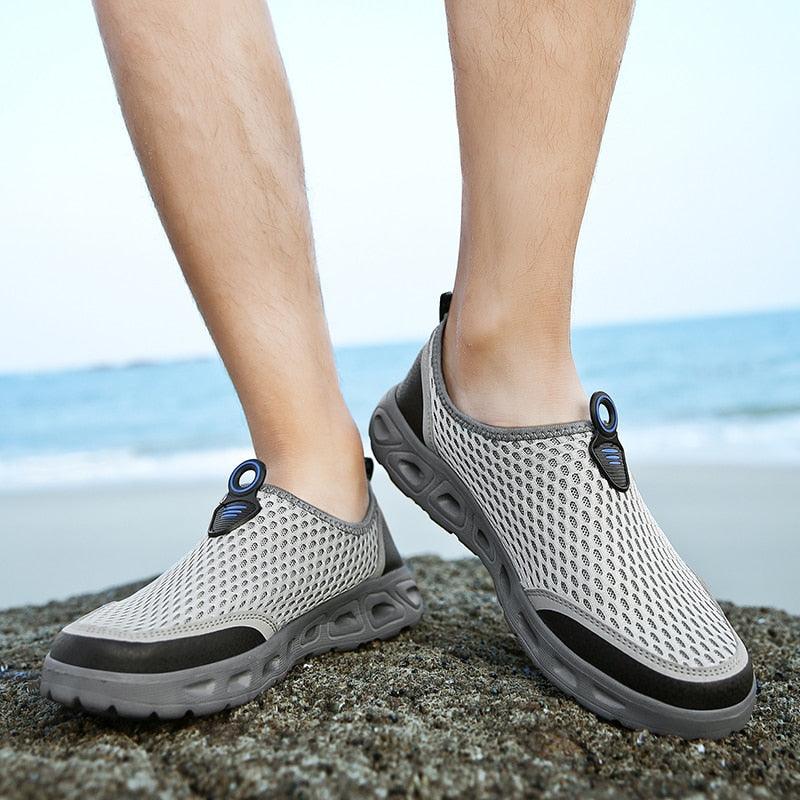 New Mesh Men's Aqua Shoes