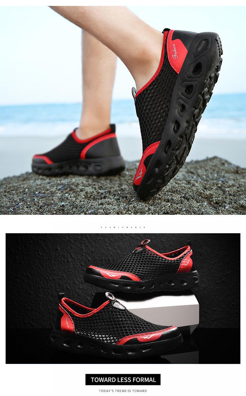New Mesh Men's Aqua Shoes