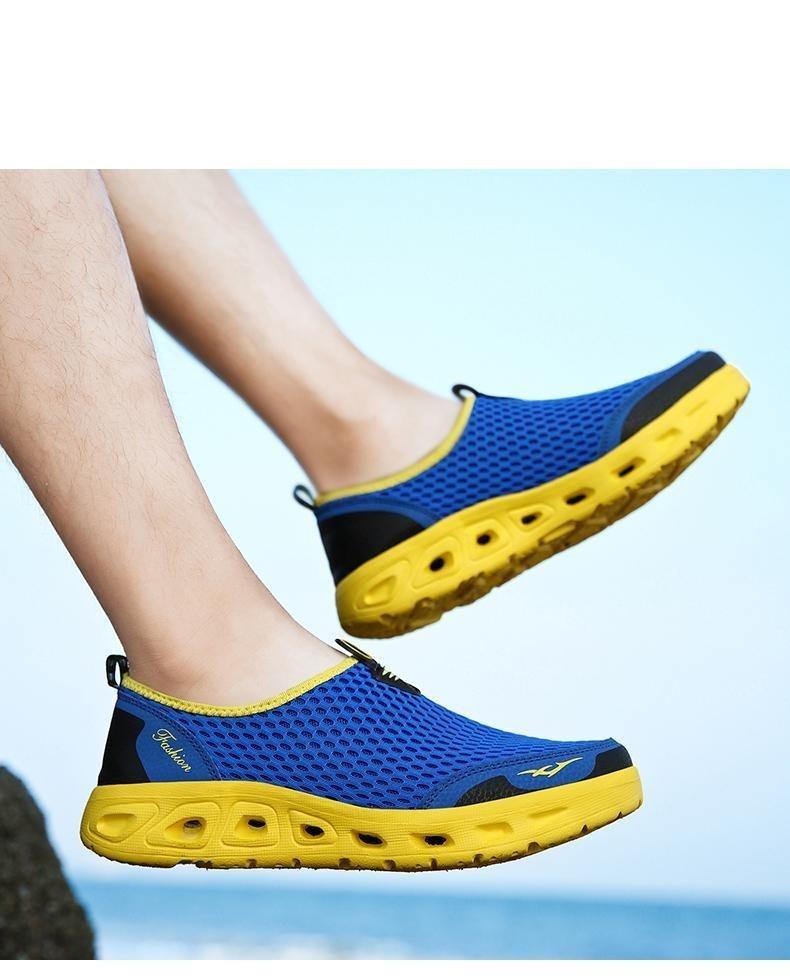New Mesh Men's Aqua Shoes