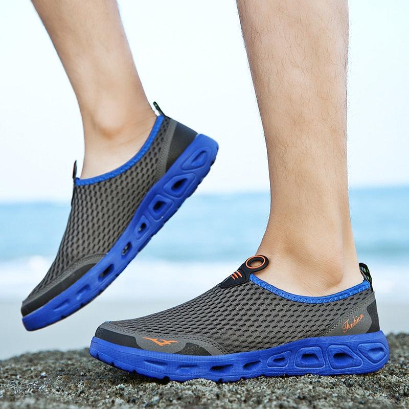 New Mesh Men's Aqua Shoes