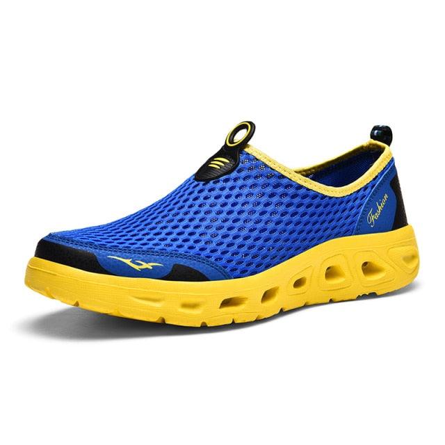 New Mesh Men's Aqua Shoes