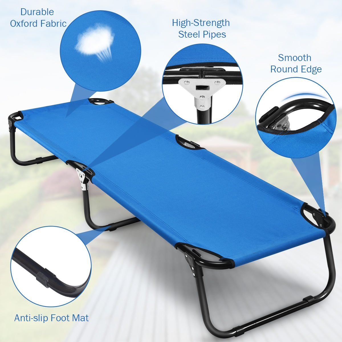 Outdoor Folding Camping Bed