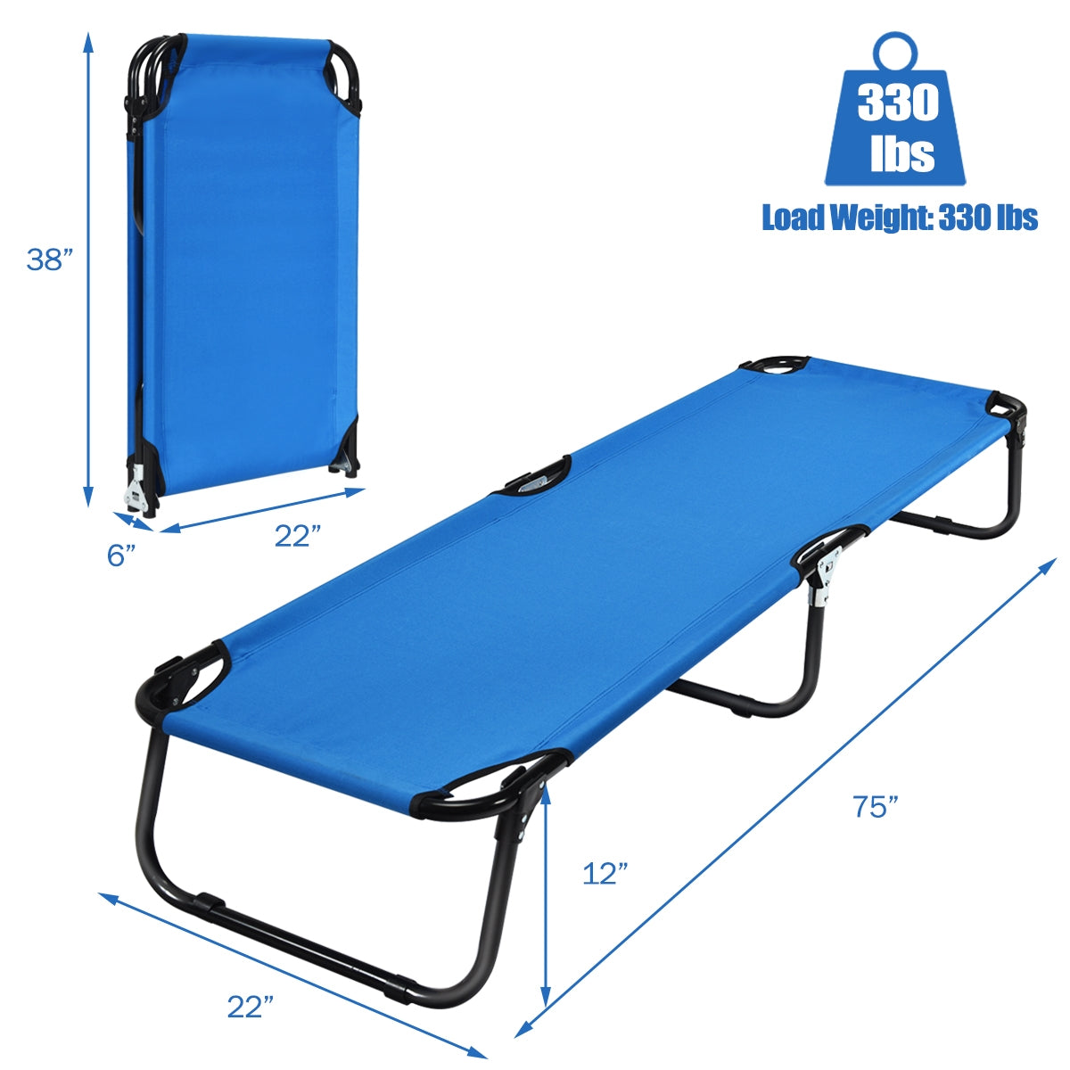 Outdoor Folding Camping Bed