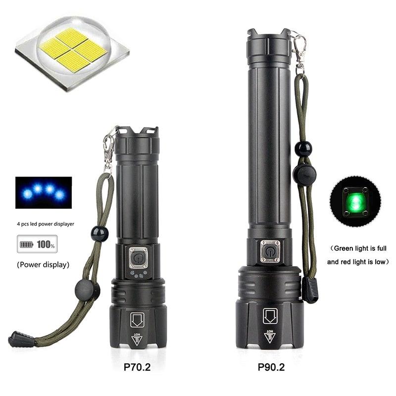 Rechargeable LED/USB Ultra Bright Adjustable Flashlight