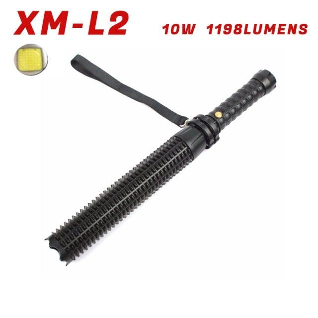 Rechargeable Adjustable LED Flashlights High Lumen Super Bright Handheld Waterproof Zoomable Portable Flashlight For Outdoor Baseball Bat Hiking CampingSelf Defense