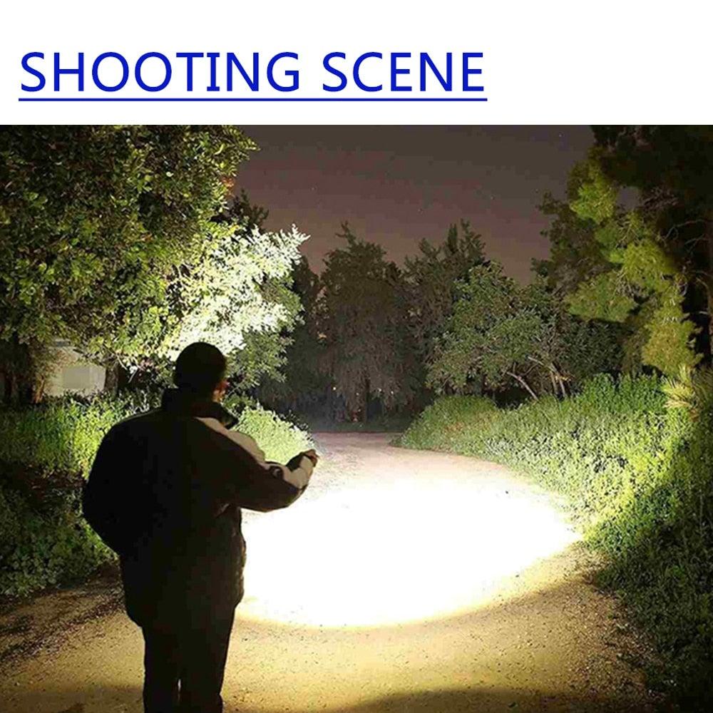 Rechargeable LED/USB Ultra Bright Adjustable Flashlight