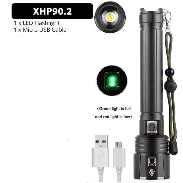 Rechargeable LED/USB Ultra Bright Adjustable Flashlight