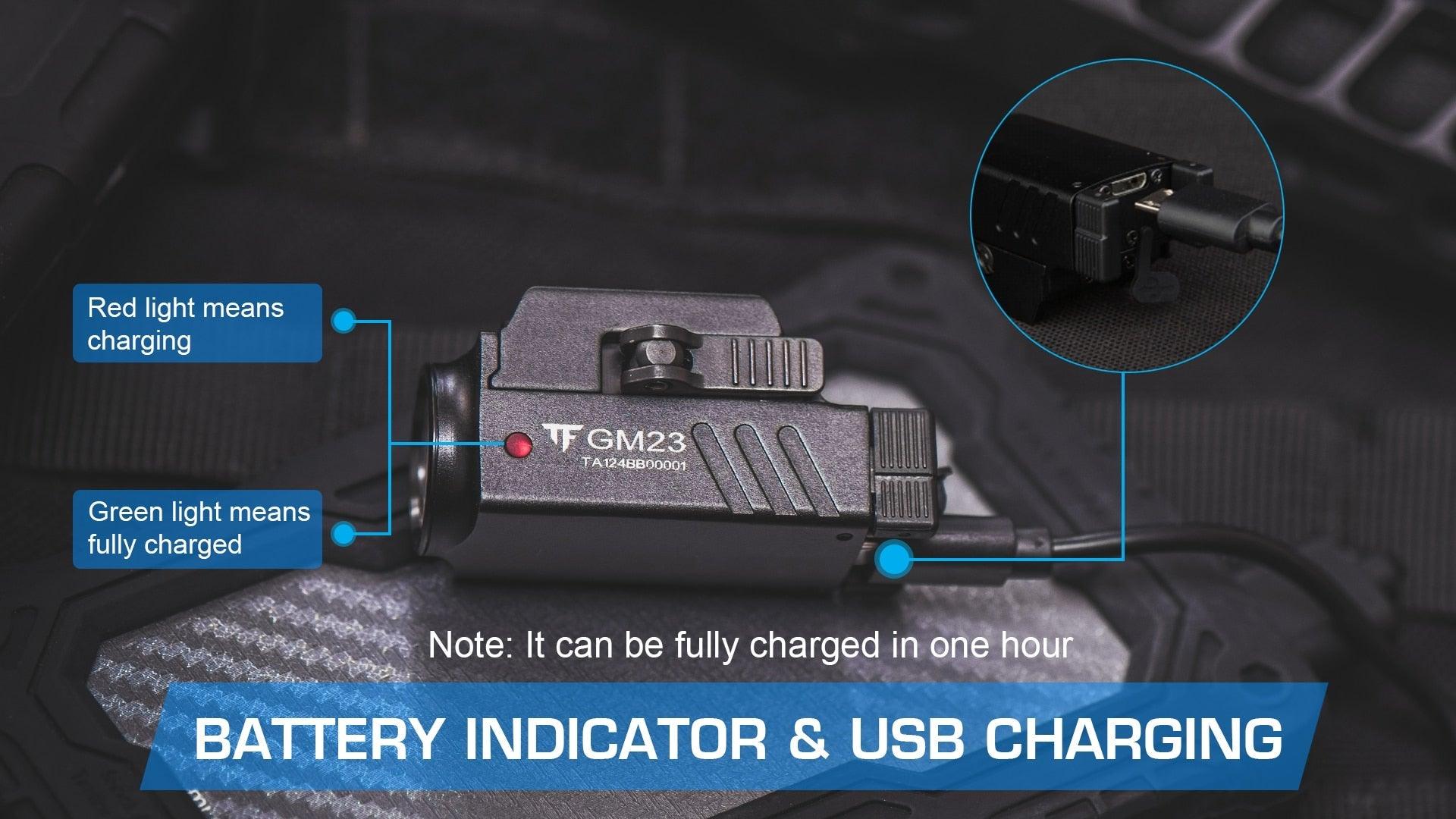 Rechargeable Waterproof High Lumen Super Bright Flashlight