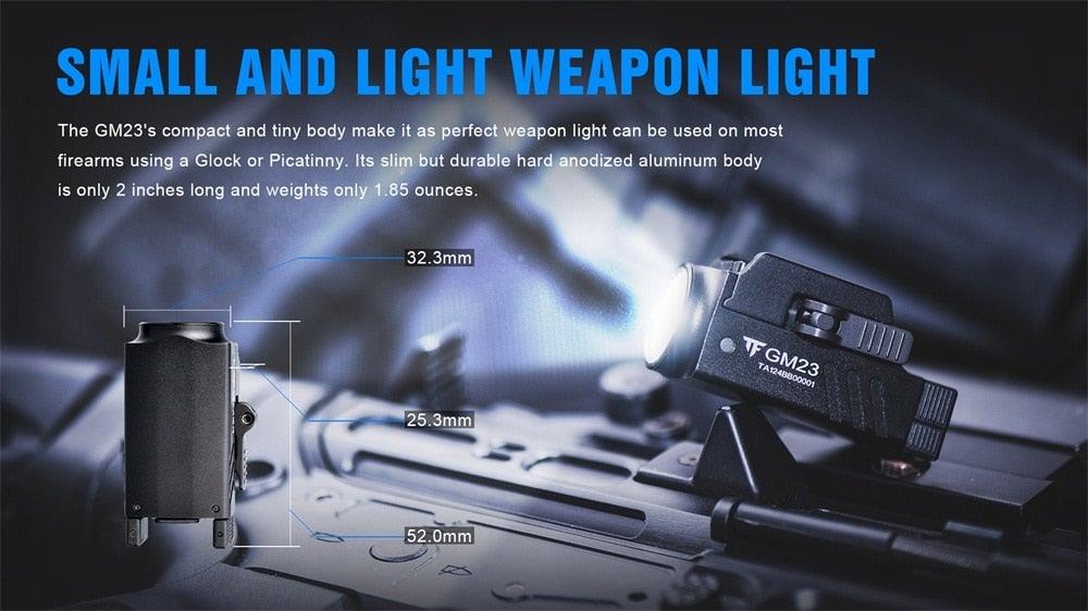 Rechargeable Waterproof High Lumen Super Bright Flashlight