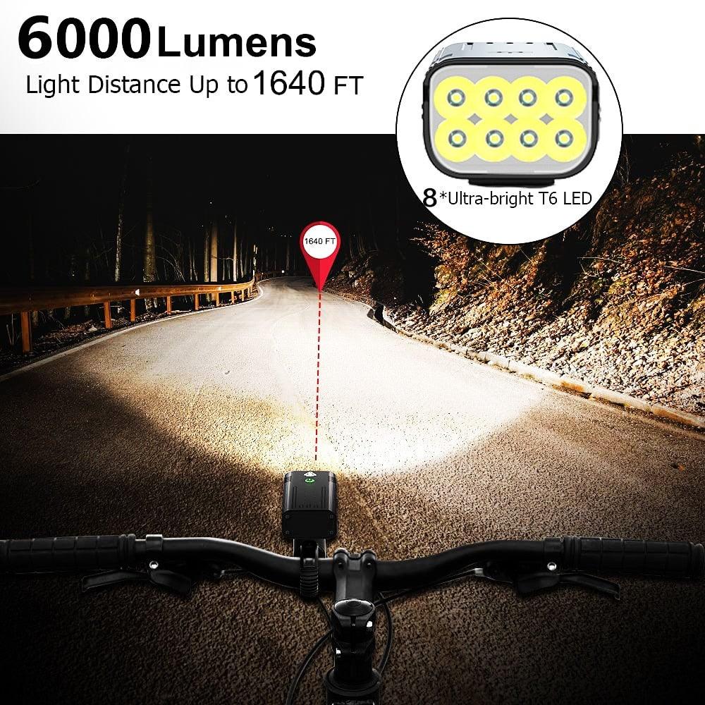 Ultra Bright Bicycle Light USB Rechargeable Waterproof LED