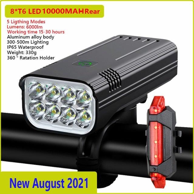 Ultra Bright Bicycle Light USB Rechargeable Waterproof LED