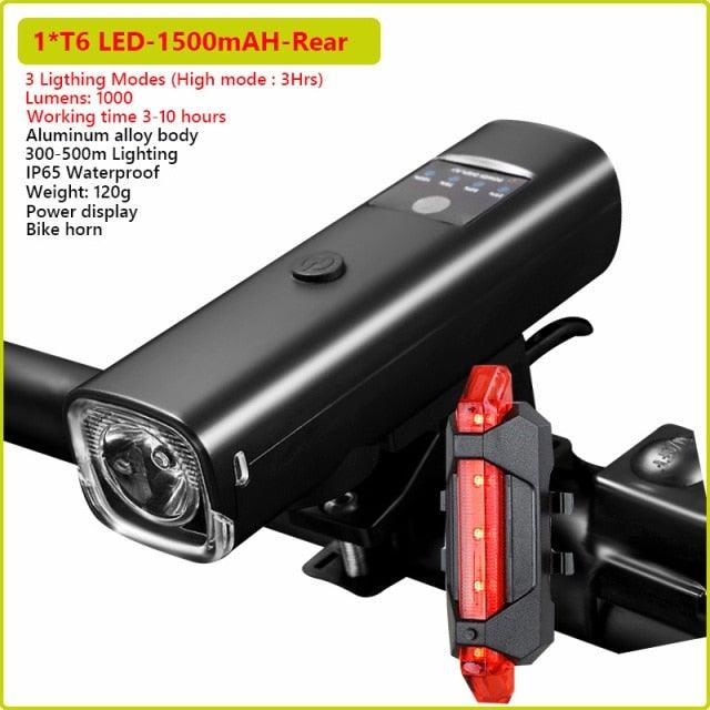 Ultra Bright Bicycle Light USB Rechargeable Waterproof LED