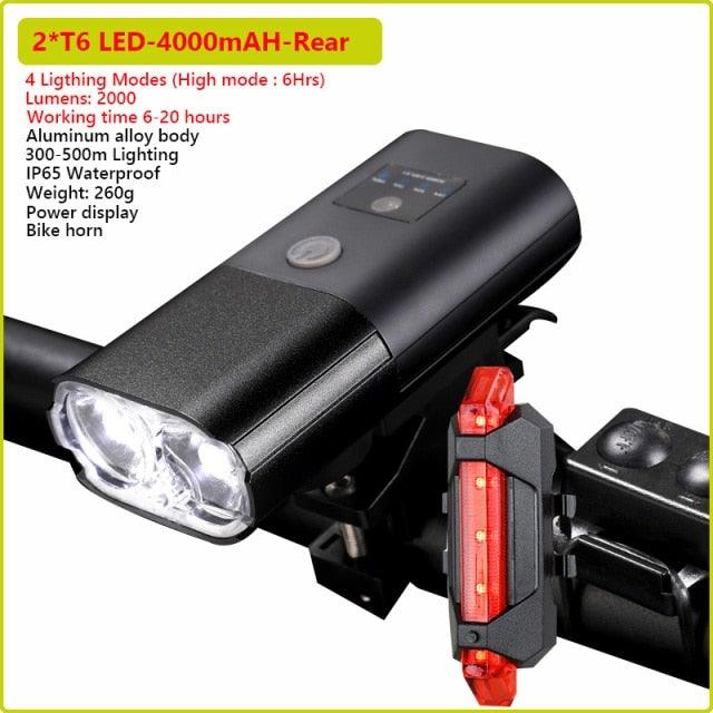 Ultra Bright Bicycle Light USB Rechargeable Waterproof LED