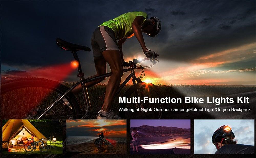 Ultra Bright Bicycle Light USB Rechargeable Waterproof LED
