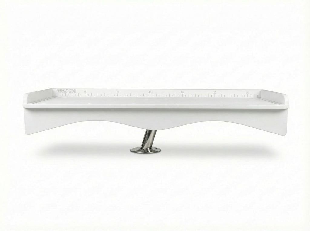Premium Rod Mount 18" or 33" Raised Fillet Table – 3-in-1 Bait & Fish Station | Fits Rod Holders, Buckets & Flat Surfaces | Marine-Grade HDPE | Ruler, Juice Groove, Knife & Tool Slots