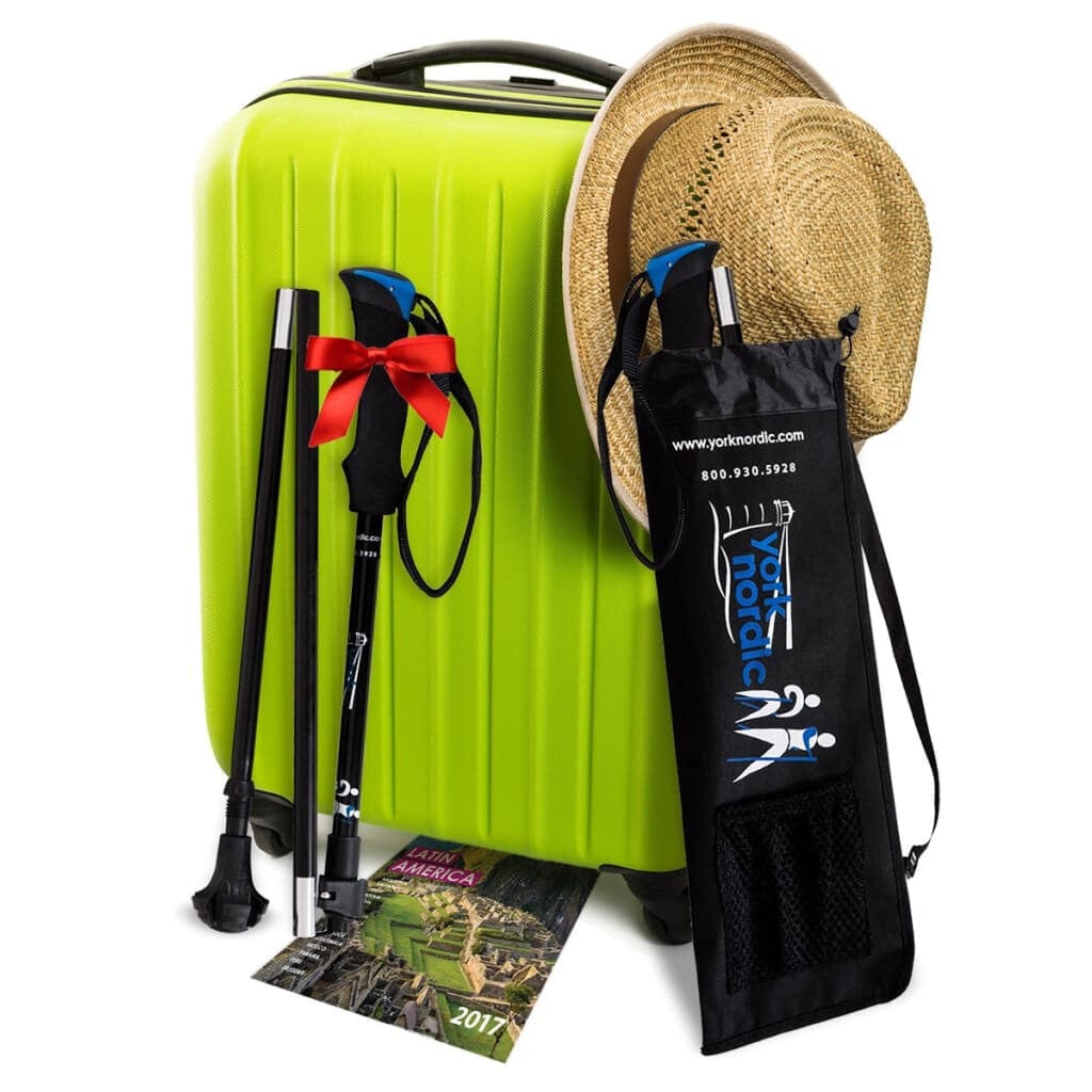 Travel Folding Walking & Hiking Poles - 13.5 in