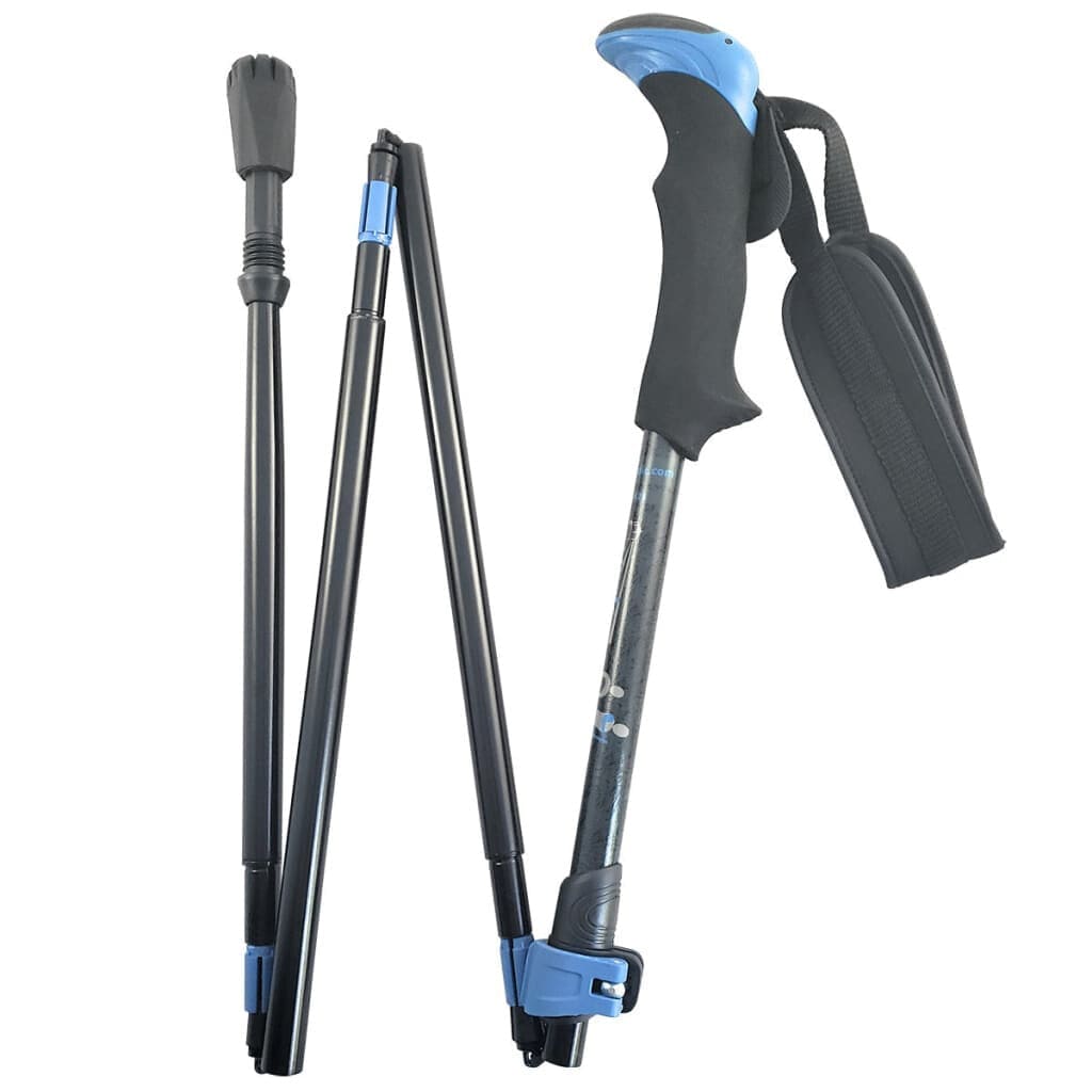 Travel Folding Walking & Hiking Poles - 13.5 in